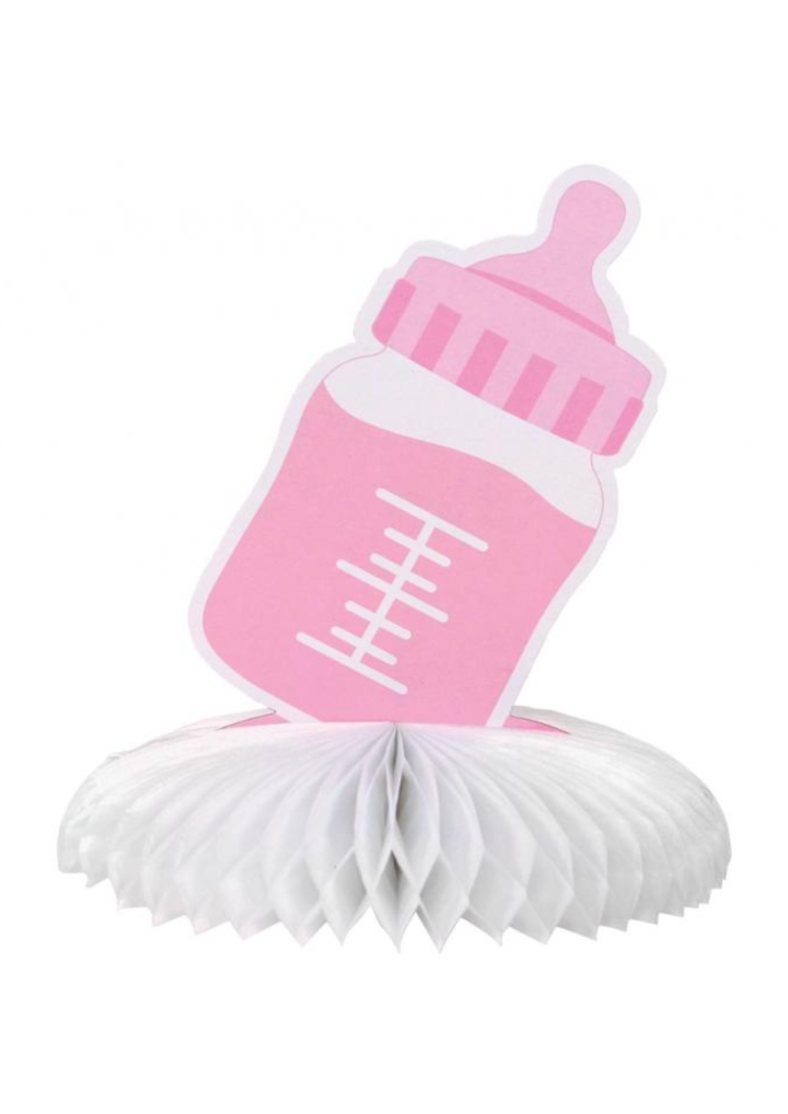 Dekoracja na stół rozeta butelka It's a Girl